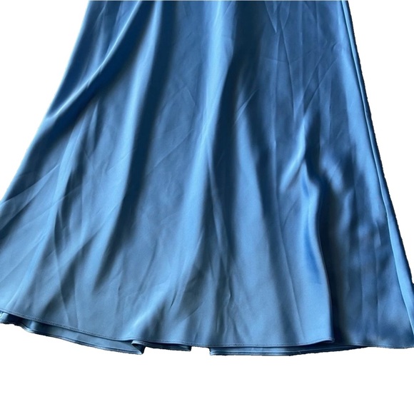 ✨NEW✨ KATIE MAY Flora Blue Cocktail Midi Dress M - Picture 6 of 13